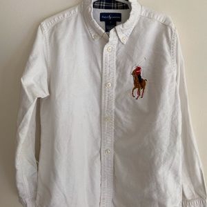 Ralph Lauren Cotton Boys Dress Shirt